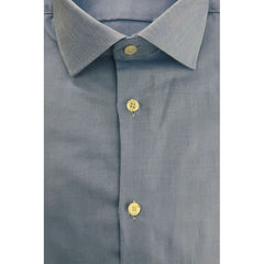 Baldinini Trend "Light Blue Cotton Men Shirt"