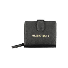 Mario Valentino Black Polyurethane Women Wallet