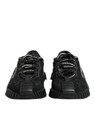 Dolce & Gabbana Black Logo Lace Low Top NS1 Sneakers Shoes