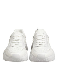Dolce & Gabbana White Leather Daymaster Low Top Sneakers Shoes
