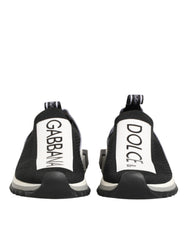 Dolce & Gabbana Black Logo Low Top Sorrento Sneakers Shoes