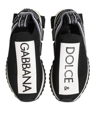 Dolce & Gabbana Black Logo Low Top Sorrento Sneakers Shoes