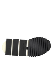 Dolce & Gabbana Black Mesh Sorrento Trekking Sneakers Shoes