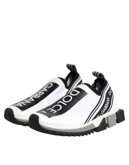 Dolce & Gabbana White Logo Low Top Sorrento Sneakers Shoes