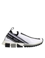 Dolce & Gabbana White Logo Low Top Sorrento Sneakers Shoes
