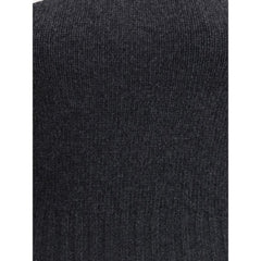 Prada Gray Fleece Wool Top