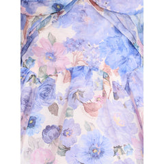 Zimmermann Multicolor Linen Casual Dress