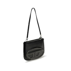 Diesel Black Calf Leather Bos Taurus Shoulder Bag