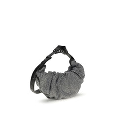 Diesel Silver Cotton Shoulder Bag