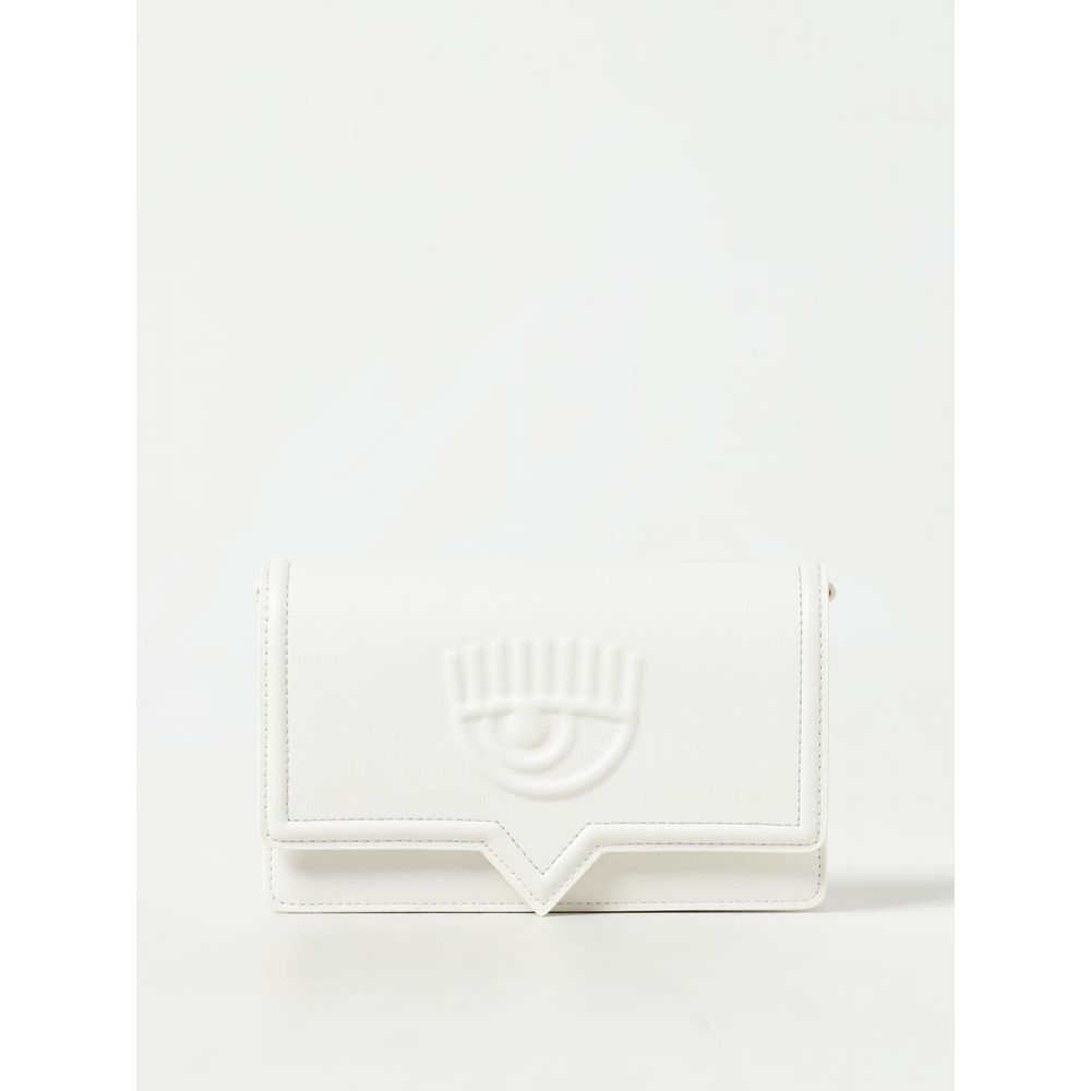 Chiara Ferragni White Leather Handbag