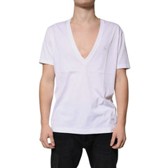 Dolce & Gabbana White Cotton T-Shirt