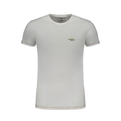 Aeronautica Militare White Cotton Men's T-Shirt