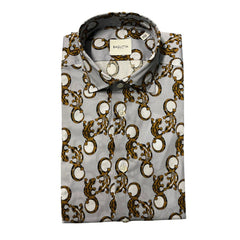 Bagutta Multicolor Cotton Men Shirt