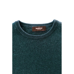 Baldinini Trend Green Cashmere Men Sweater