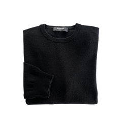 Baldinini Trend Black Cashmere Men Sweater