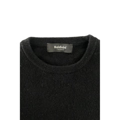 Baldinini Trend Black Cashmere Men Sweater