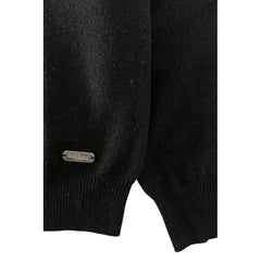 Baldinini Trend Black Cashmere Men Sweater