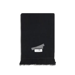 MM6 Black Wool Scarf