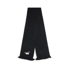 MM6 Black Wool Scarf
