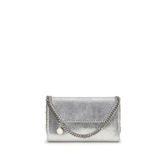 Stella McCartney Silver Polyester Shoulder Bag