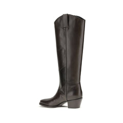 P.A.R.O.S.H. Brown Calf Leather Bos Taurus Boots