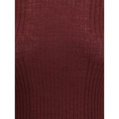 Cruna Bordeaux Wool Sweatshirt