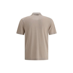 Cruna Beige Cotton Polo Shirt