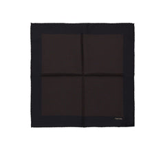 Tom Ford Black Silk Pocket Square