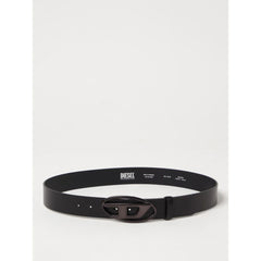 Diesel Black Leather Regular Belt