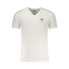 Aeronautica Militare White Cotton Men's Underwear T-Shirt