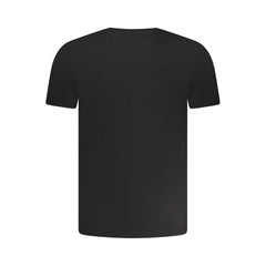 Aeronautica Militare Black Cotton Men's T-Shirt