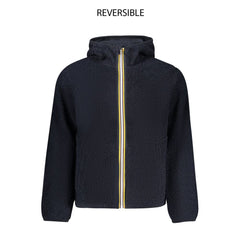 K-WAY Blu Polyester Men's Reversible Jacket