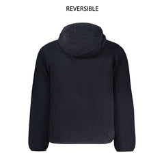 K-WAY Blu Polyester Men's Reversible Jacket