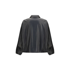 Diesel Black Polyester Biker Jacket