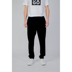 Hugo Boss Black Polyester Casual Pants