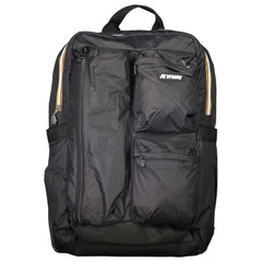 K-WAY Black Nylon Men Backpack