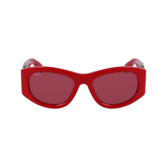 Ferragamo Red Acetate Sunglasses