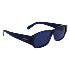 Ferragamo Blue Acetate Sunglasses