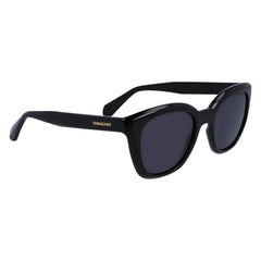 Ferragamo Black Injected Sunglasses