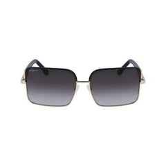 Ferragamo Gold Metal Sunglasses