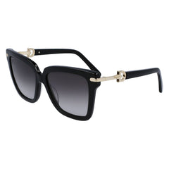 Ferragamo Black Acetate Sunglasses