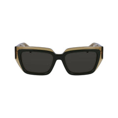 Ferragamo Green Acetate Sunglasses