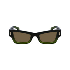Ferragamo Green Acetate Sunglasses