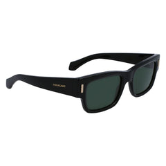 Ferragamo Black Acetate Sunglasses