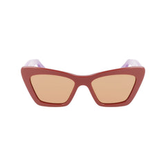 Ferragamo Brown Acetate Sunglasses