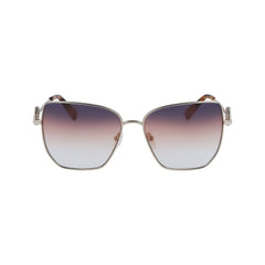 Longchamp Gold Metal Sunglasses