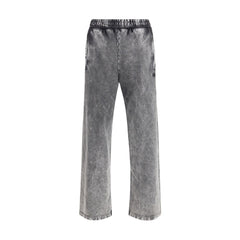 Diesel Gray Cotton Casual Pants
