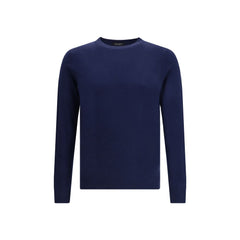 Aragona Cashmere Blue Merino Wool Cashmere Sweater