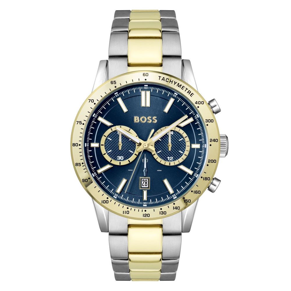 Hugo Boss Gray Stainless Steel Dress Watch
