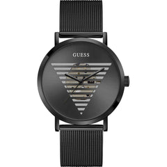 Guess Black Stainless Steel Dress Watch